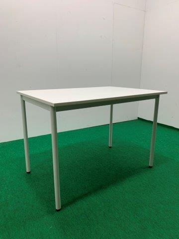 PLUS製 ミーティングテーブル（AS-F107T） ホワイト W1000×D700×H700